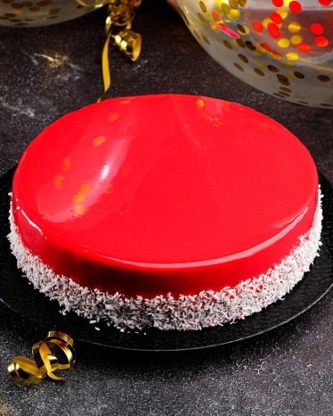 Торт Ягодный усовершенствованная версия красного цвета в новом образе